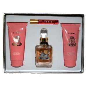 Crown Gift Set Body Lotion, Shower Gel and Travel Size Perfume 3.3 Oz 