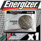 1x ENERGIZER ECR2430 CR 2430 CR2430 3v battery EXP.2021