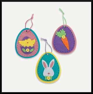 Felt Easter Egg Ornament Craft Kits for Kids ABCraft  