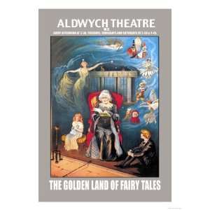 Golden Land of Fairy Tales at the Aldwych Theatre Giclee Poster Print 
