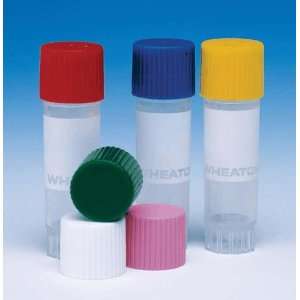 Cryogenic Vial, Sterile 2.0 mL, Flat Bottom    Blue Cap  
