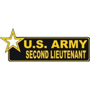  United States Army Second Lieutenant Bumper Sticker Decal 