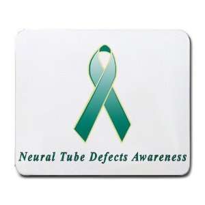  Neural Tube Defects Awareness Ribbon Mouse Pad Office 