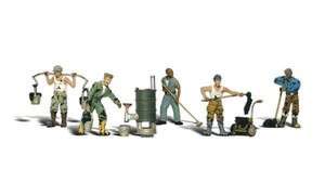 Scale A2128 Roofers Set of Five Woodland Scenics  