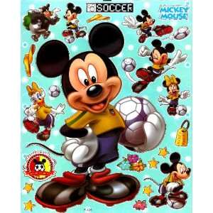   Ball Sticker Sheet F125 ~ Minnie Mouse Daisy Duck World Cup Football
