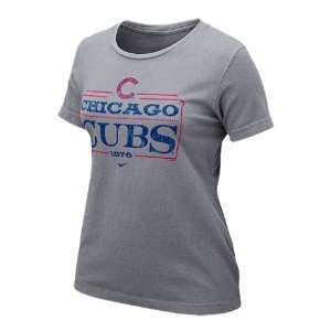 Womens Chicago Cubs Curve Ball TShirt 