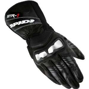  Spidi Mens Black STR 1 Leather Gloves   Size  XL 