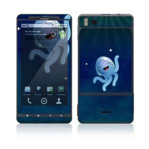   Squid Protector Skin Decal Sticker for Motorola Droid X Cell Phone