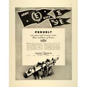   Award Pennant E Flags WWII   Original Print Ad