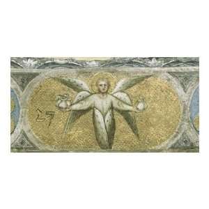 Angel With Seven Cruets For The Scourges by Giusto de Menabuoi. Size 