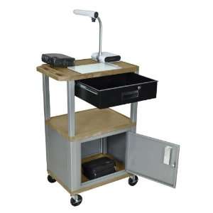  H. Wilson Multipurpose Utility Cart With Cabinet and 