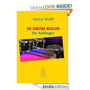 56 Drum Solos (German Edition) Enrico Wolff  Kindle Store