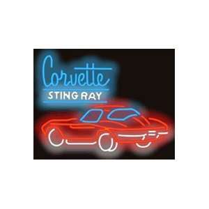  Corvette Sting Ray Neon Sign Patio, Lawn & Garden