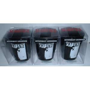  Scarface Set of 3 Officially Liscened Shot Glasses 