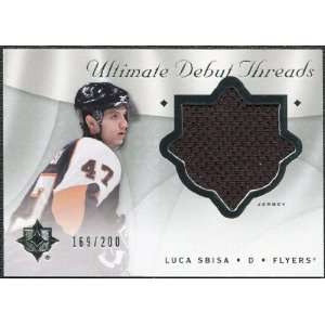   Collection Debut Threads #DTLS Luca Sbisa /200 Sports Collectibles