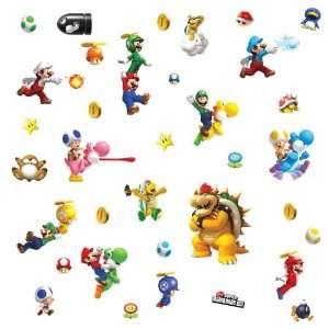  Super Mario Bros. Wii Peel and Stick Wall Decal