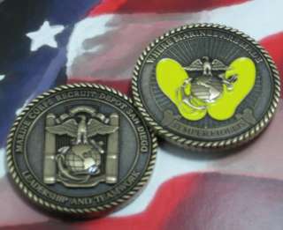UNITED STATES MARINE CORPS RECRUIT DEPOT SAN DIEGO COIN  
