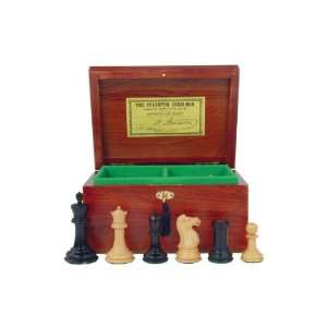  Jaques of London   3.5 Staunton Chess Set   3.5 inch 
