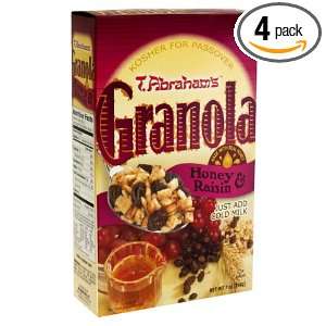 Savion Cereal, Raisin Granola, Passover, 7 Ounce (Pack of 4)  