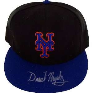  Daniel Murphy New York Mets Autographed Black Hat Sports 