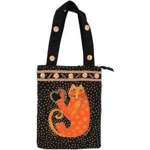    Flat Shoulder Tote 11X1/2X14 Calico Cats