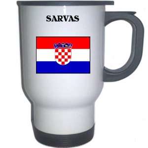  Croatia/Hrvatska   SARVAS White Stainless Steel Mug 