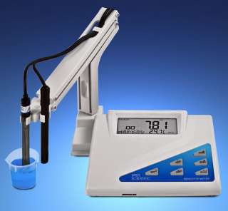 Meter   pH, ORP, mV, Conductivity, TDS, Salinity, Temp  