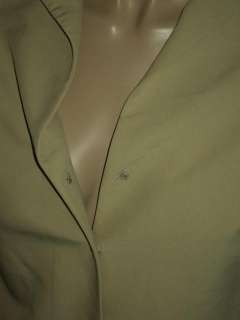 Womens BURBERRY Prorsum Italy FELIX Beige Silk Jacket Blazer Sz 38 4 S 