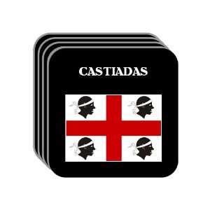 Italy Region, Sardinia (Sardegna)   CASTIADAS Set of 4 Mini Mousepad 