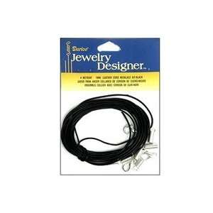  Darice(R) 1mm Necklace Kit   1PK/Black Leather Arts 