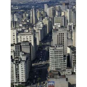  Business District, Sao Paulo, Brazil Giclee Poster Print 