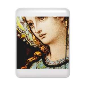  iPad Case White Mother Mary Stained Glass 