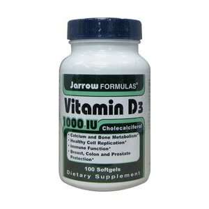  Jarrow Formulas Vitamin D3 1000IU, 100 softgels Health 