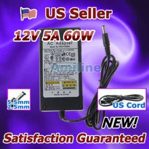 12V AC DC Adapter Power Supply TFT LG H&E SAD6012SE LCD  