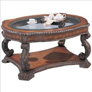  Antique Finish Coffee Table by Coaster Furniture & Decor