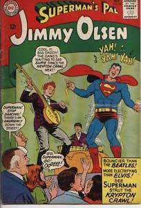JIMMY OLSEN comic #88 F+ ~very 1st Superman dance cover  