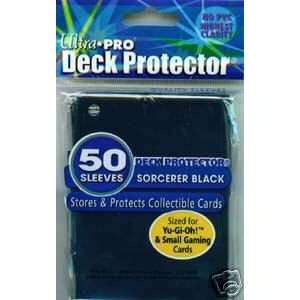  Ultra Pro Black Yugioh (50) Deck Protectors Toys & Games