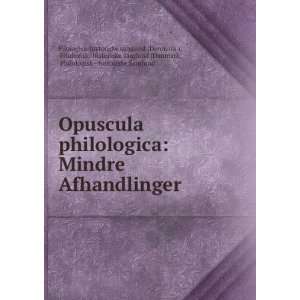   samfund (Denmark, Philologisk   historiske Samfund Filologisk