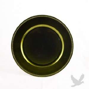  Olive Green Charger Plates, Set of 24   Christmas Party 