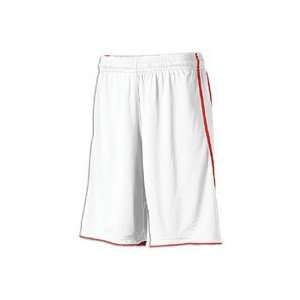  adidas Pro Team Short   Womens   White/University Red 