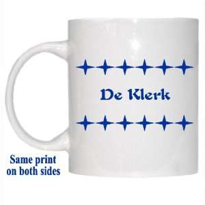  Personalized Name Gift   De Klerk Mug 