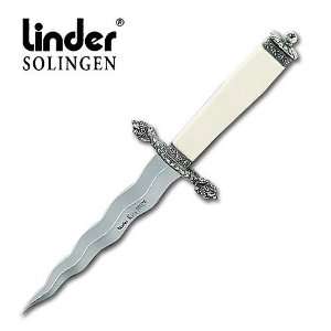  Linder Dagger Kris White Micarta Dagger