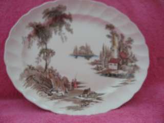 Johnson Bros. The Old Mill Platter  11 3/4 dinnerware  