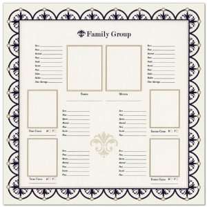  Heritage Family Group Chart 1 12 x 12 Printed Bazzill 