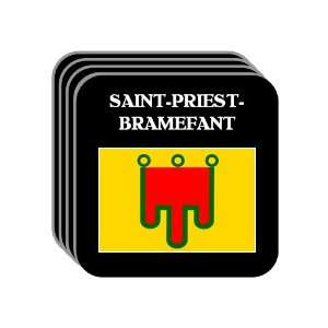 Auvergne   SAINT PRIEST BRAMEFANT Set of 4 Mini Mousepad 