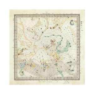 Celestial Anno 1830 No. 5. Circumjacent the North Pole, c 