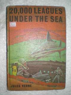 20000 LEAGUES UNDER THE SEA JULES VERNE 1972 RARE BOOK  