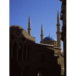 Church and a Mosque Side by Side, Maronite Church, Mohammad Al Amin 