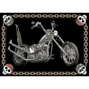  Biker Legends Rug From the Novelties Collection (63 X 86 