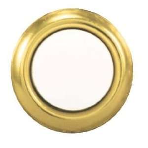    Round Gold and Pearl Replacement Doorbell Button